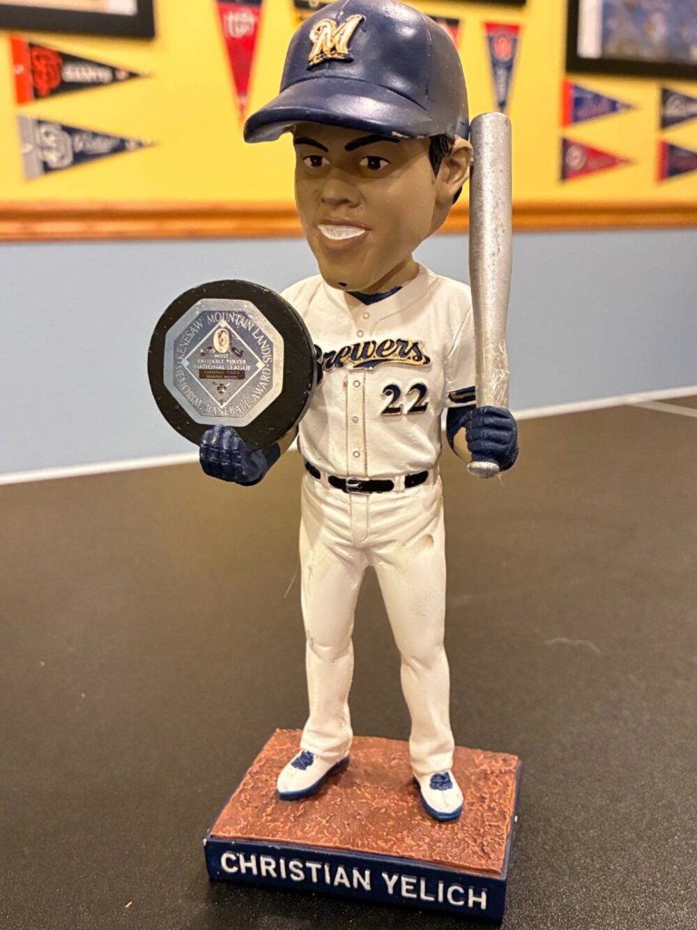 Milwaukee Brewers Christian Yelch Bobble Head